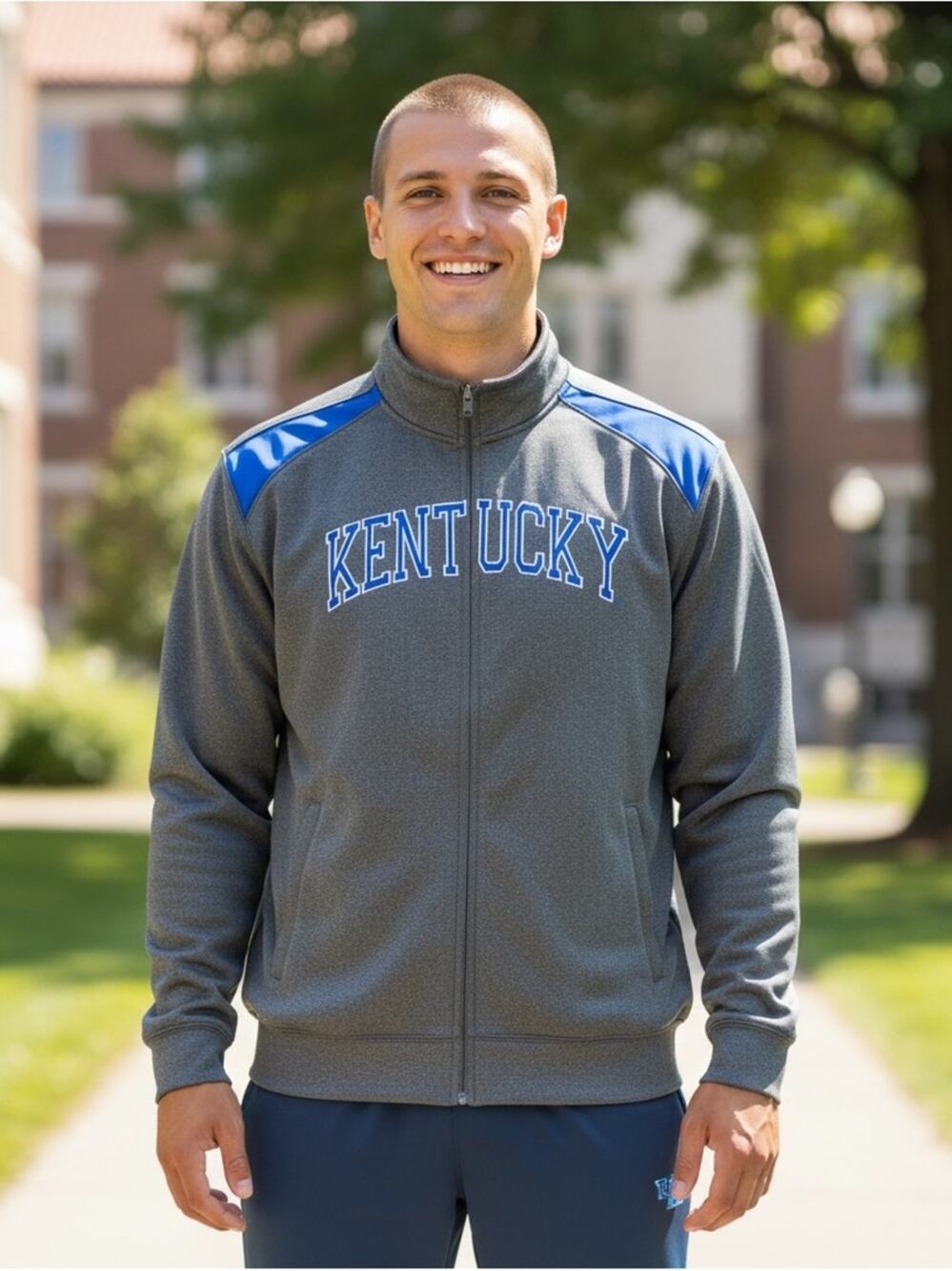KENTUCKY Men’s Large Full Zip Fleece Jacket